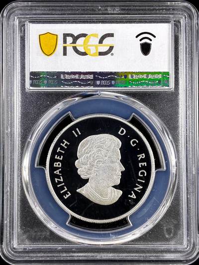 【雨安】【直播拍卖】【评级币章-132期】 2026-04-25 周六 19:30 (金价1050, 银价18.60)  [评级现代] Canada 加拿大 10元 2015年 FIFA-头球 PCGS-PR69DCAM 精制币