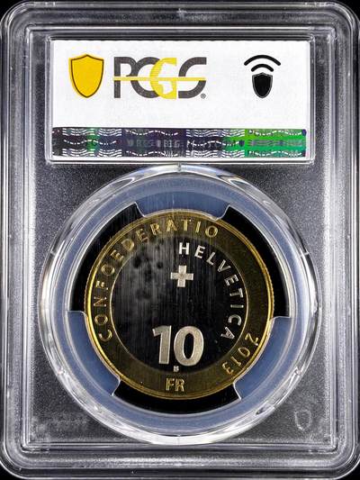 【雨安】【直播拍卖】【评级币章-132期】 2026-04-25 周六 19:30 (金价1050, 银价18.60)  [评级现代] Switzerland 瑞士 10法郎 2013年 阿彭策尔新年风俗圣西尔维斯特节装扮  PCGS-MS68