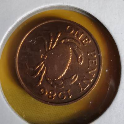 沼泽如烟--第1062场 - 根西1986年1便士