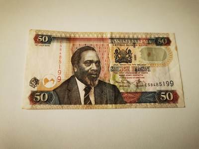 零零发流通品外国纸币拍卖 无佣金 肯尼亚50