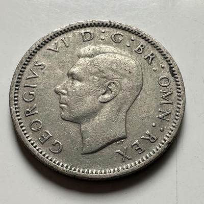 🌹外币初藏🌹🐯2026年第45场   每周二四六晚8️⃣点  世界硬币 英国1947年 6便士