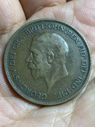 2026年第四十七场(总第二百一十六场）外国好品散币场(免佣金) 英国🇬🇧1934年1便士(乔治五世第三版)