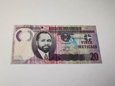 零零发流通品外国纸币拍卖 无佣金 莫桑比克20
