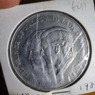 沼泽如烟--第1062场 英国1981年纪念币克朗型