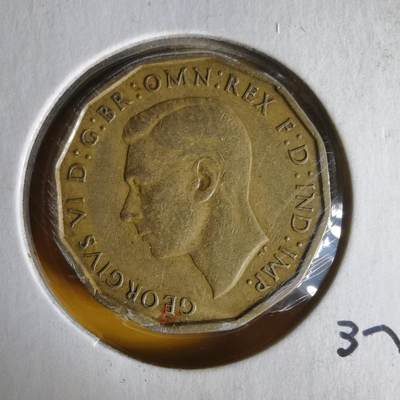 沼泽如烟--第1062场 英国1944年3便士