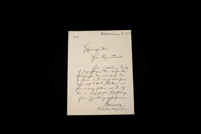 戎马世界章牌大赏第116期 - 鹈鹕号（SMS Pelikan）扫雷舰舰长布罗伊尔写给威廉・沙克中将的感谢信