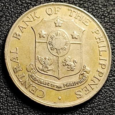 泉币菌-第230场-拍品多 请提前出价 24mm 菲律宾 25分镍币 1966年 火山女神