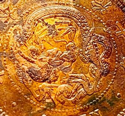 泉币菌-第229场-拍品多 请提前出价 爆龙鳞 传世 日本明治7年 龙洋一钱铜币 28mm