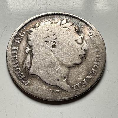 🌹外币初藏🌹🐯2026年第45场   每周二四六晚8️⃣点  世界硬币 英国 1817年 乔治三世 六便士银币 2.83克-19毫米-92.5%银