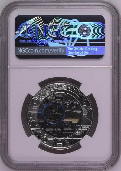 S&S Numismatic世界钱币-拍卖 第126期  获奖币*奥地利2021年 智能出行 25欧元银+铌双色纪念币 盒证齐全 NGC MS70首期蓝标  冠军分