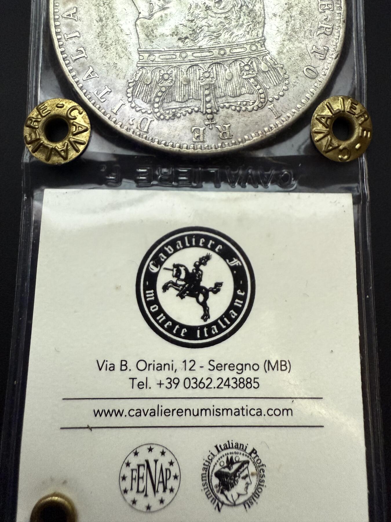 【周六 19:30】乾藏阁外国银币专场・裸币 / 评级币 + 银章铜章 保真包老 1891首年！意属厄立特里亚殖民名誉品5里拉银币 意大利老牌评级证书认证