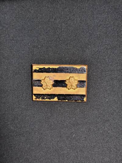 东亚欧洲主题杂货徽章勋章拍卖⑩ （五一大拍350+） 日本消防负分团长阶级章