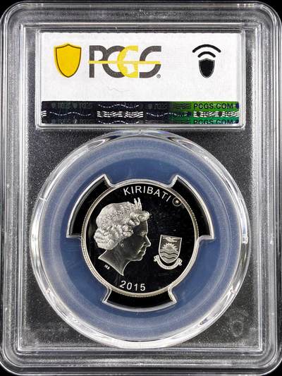 【雨安】【直播拍卖】【评级币章-132期】 2026-04-25 周六 19:30 (金价1050, 银价18.60)  [评级现代] Kiribati 基里巴斯 10元 2015年 加里波利半岛登录 PCGS-PR69DCAM 精制币