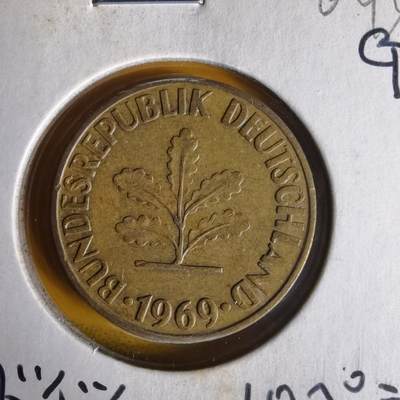 沼泽如烟--第1062场 德国1969年10芬尼