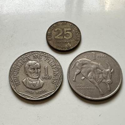 🌹外币初藏🌹🐯2026年第45场   每周二四六晚8️⃣点  世界硬币 菲律宾3枚