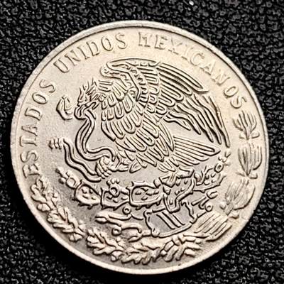 泉币菌-第230场-拍品多 请提前出价 墨西哥20分人物镍铜硬币  鹰蛇仙人掌 20mm 纪念币铜钱