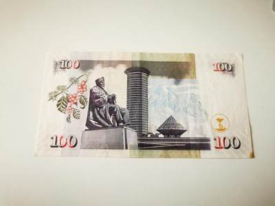 零零发流通品外国纸币拍卖 无佣金 肯尼亚100
