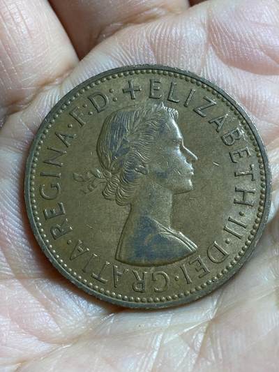 2026年第四十七场(总第二百一十六场）外国好品散币场(免佣金) 英国🇬🇧1967年1便士(伊丽莎白二世青年桂冠第二版，普制币关门年)