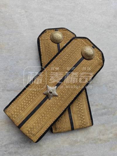 老徽章奖章勋章纪念章杂项专拍 五十年代金属丝海少肩章一对（鸽子重拍）