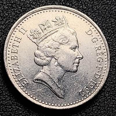 泉币菌-第230场-拍品多 请提前出价 英国1992年 10便士铜镍币 24.5mm 伊丽莎白二世女王 皇冠狮子