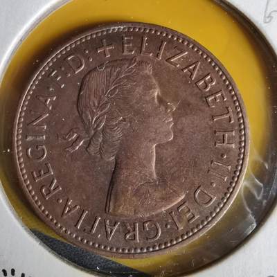 沼泽如烟--第1062场 英国1962年1便士