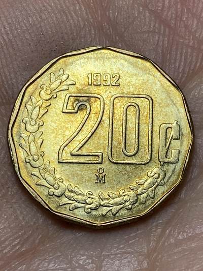 2026年第四十七场(总第二百一十六场）外国好品散币场(免佣金) 墨西哥🇲🇽1992年20分