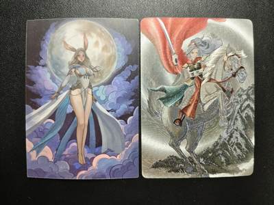 天玑星卡拍第190期《4.23周四截拍》持续收拍收评中 满赠卡需备注 - 香山文创 兔女郎 普卡+一丈青·扈三娘 粗闪 两张