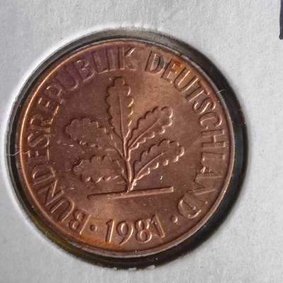 沼泽如烟--第1062场 德国1981年2芬尼