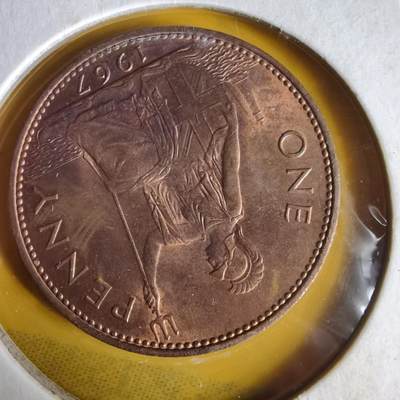 沼泽如烟--第1062场 英国1967年1便士