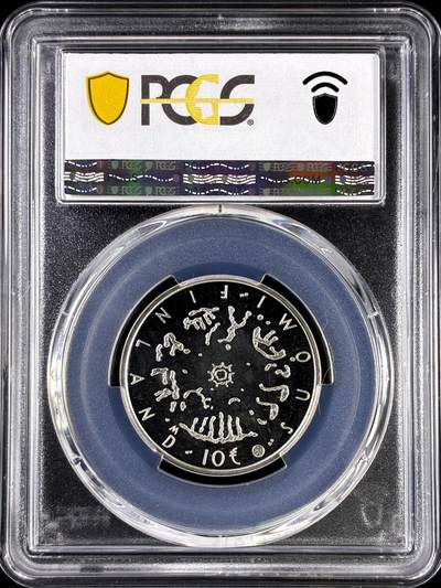 【雨安】【直播拍卖】【评级币章-132期】 2026-04-25 周六 19:30 (金价1050, 银价18.60)  [评级欧元] Finland 欧元 芬兰 10欧元 2014年 作家托芙·扬松 Tove Jansson PCGS-PR68DCAM 精制币