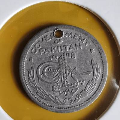 沼泽如烟--第1063场 - 巴基斯坦1948年四分之一卢比