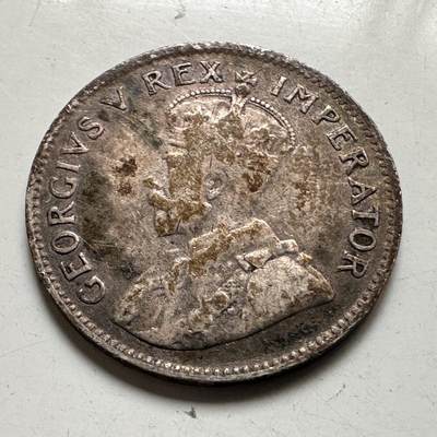 🌹外币初藏🌹🐯2026年第45场   每周二四六晚8️⃣点  世界硬币 英属南非 1930年 乔治五世 3便士银币 1.41克-16毫米-80%银