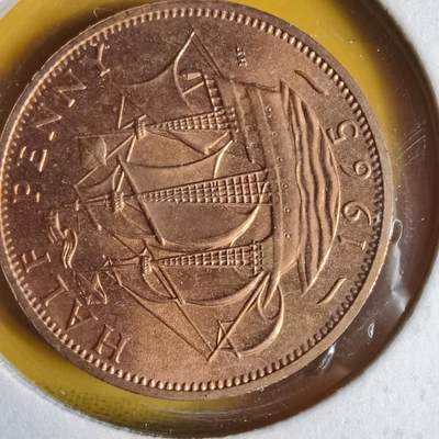 沼泽如烟--第1062场 英国1965年半便士