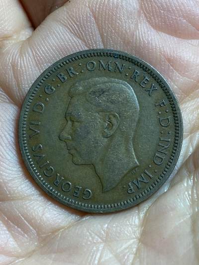 2026年第四十七场(总第二百一十六场）外国好品散币场(免佣金) 英国🇬🇧1938年半便士(乔治六世第一版)