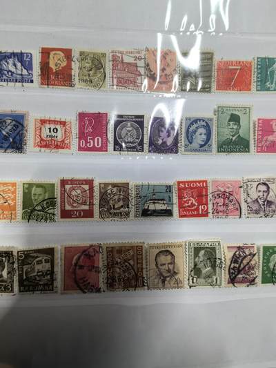 杂票 各国邮票4行旧票品不保百分百