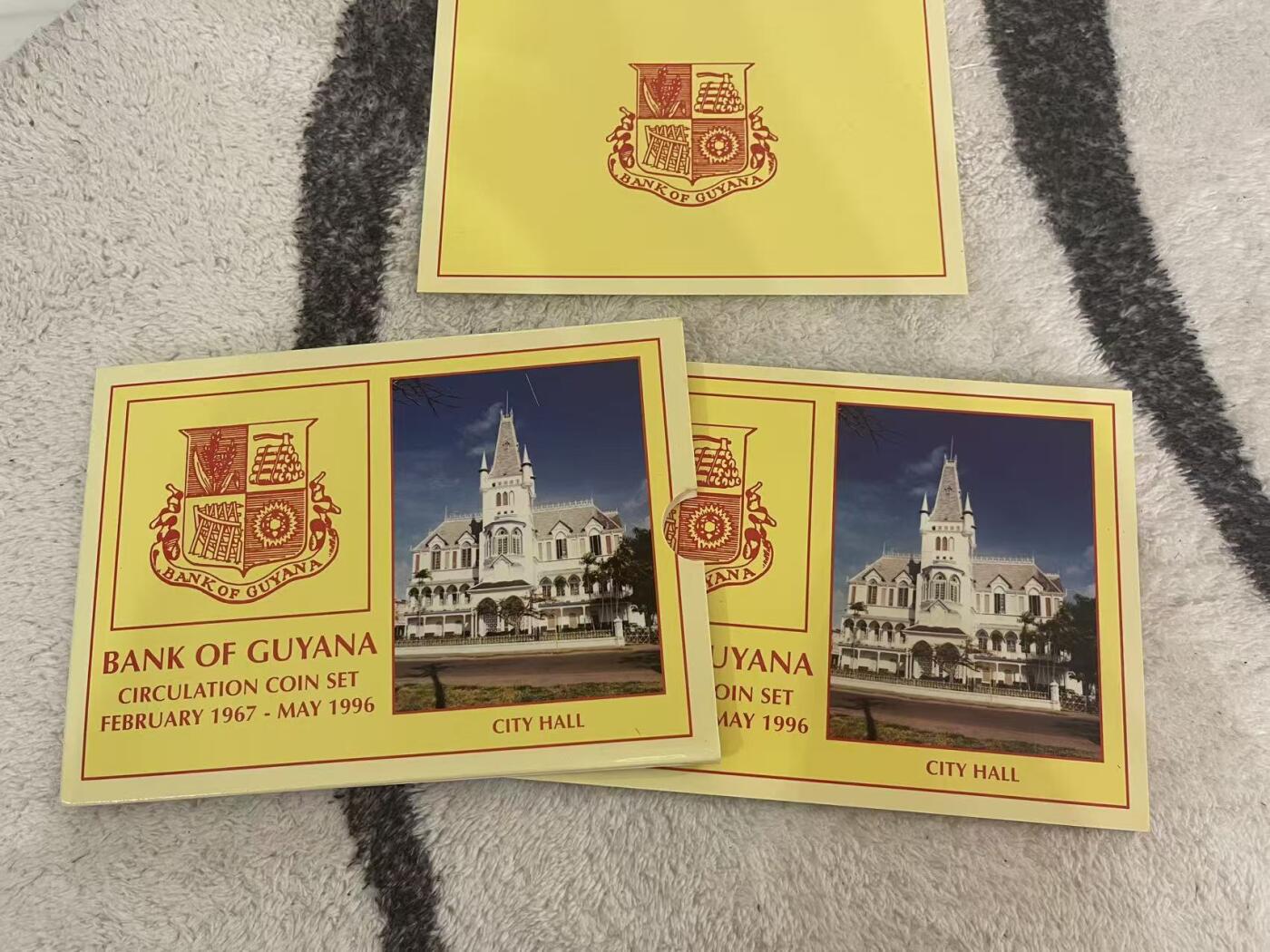 ❤️【币观天下】❤️ 第349期钱币拍卖场- 2026.4.24周五晚上6点半场 长期征集拍品  圭亚那1996年官方MS套币 全新原包装 