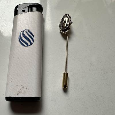 🌹外币初藏🌹🐯2026年第45场   每周二四六晚8️⃣点  世界硬币 AVON 复古星芒椭圆合金长针胸针