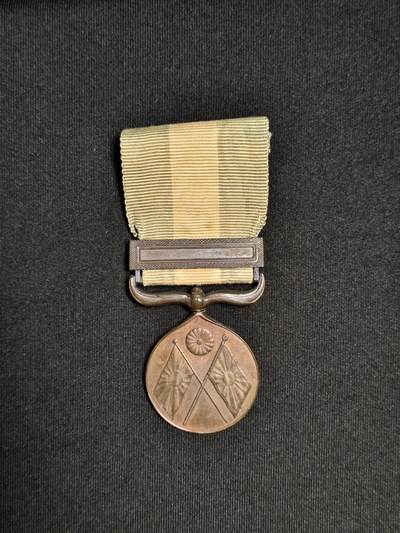 东亚欧洲主题杂货徽章勋章拍卖⑩ （五一大拍350+） 明治二十七八从军记章（甲午海战）