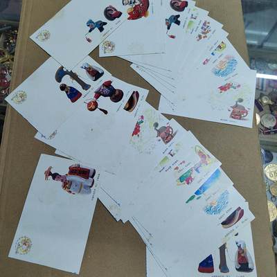 PCAI钱币  23-815   钱币票据邮票小专场 明信片一组