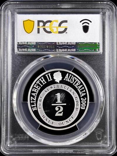 【雨安】【直播拍卖】【评级币章-132期】 2026-04-25 周六 19:30 (金价1050, 银价18.60)  [评级现代] Australia 澳大利亚 2元 2003年 菲利普港市 PCGS-PR69DCAM 精制币