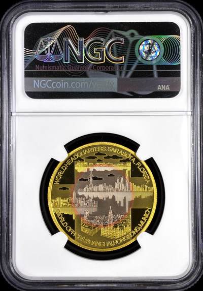 【雨安】【直播拍卖】【评级币章-132期】 2026-04-25 周六 19:30 (金价1050, 银价18.60)  [评级中国] [中国章牌] 2017年 NGC成立30周年纪念章 NGC-PF70UC