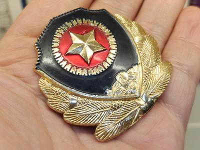 老徽章奖章勋章纪念章杂项专拍 八十年代五星古币图案老徽章～十分少见，应该是银行金融系统的