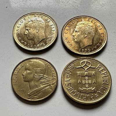 🌹外币初藏🌹🐯2026年第45场   每周二四六晚8️⃣点  世界硬币 好品铜币4枚