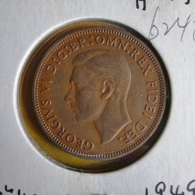 沼泽如烟--第1062场 英国1949年半便士