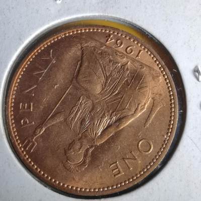 沼泽如烟--第1062场 英国1964年1便士