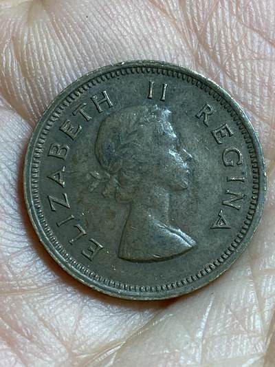 2026年第四十七场(总第二百一十六场）外国好品散币场(免佣金) 英属南非1955年1/4便士(等值1法新，伊丽莎白二世青年桂冠)