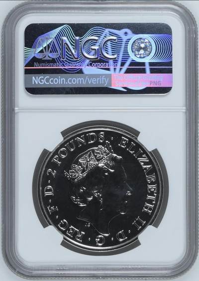 S&S Numismatic世界钱币-拍卖 第126期  英国2022年 不列颠尼亚-三女神 2英镑1盎司999银币 盒证齐全 31.21克999银 NGC MS69 盒证齐全