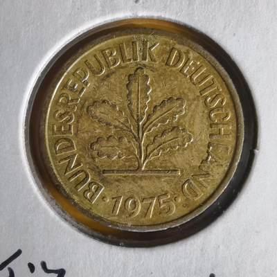 沼泽如烟--第1062场 德国1975年5芬尼