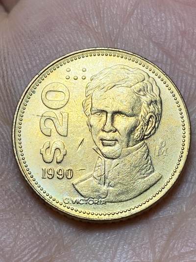 2026年第四十七场(总第二百一十六场）外国好品散币场(免佣金) 原光好品–墨西哥🇲🇽1990年20元