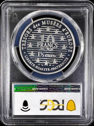 【雨安】【直播拍卖】【评级币章-132期】 2026-04-25 周六 19:30 (金价1050, 银价18.60)  [评级现代] France 法国 10法郎 1996年 骑士 PCGS-PR67DCAM 精制币
